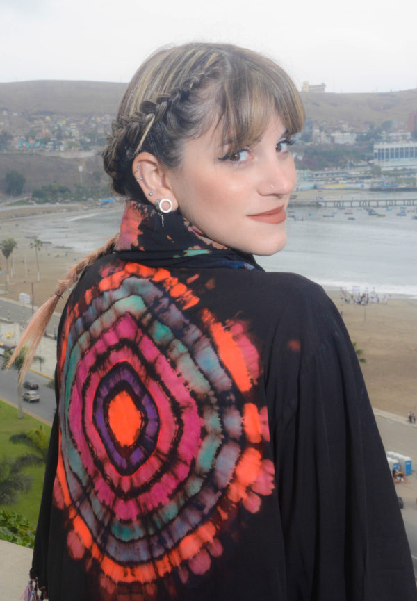Kimono Largo con flecos Kalhua - Imagen 5