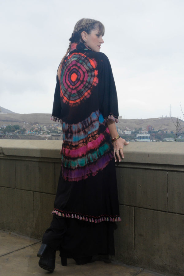 Kimono Largo con flecos Kalhua - Imagen 4