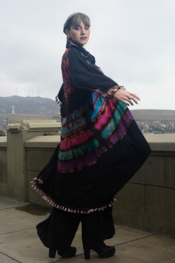Kimono Largo con flecos Kalhua - Imagen 2